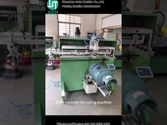 เครื่องพิมพ์หน้าจอโค้ง พิมพ์โลโก้สําหรับกระบอกแก๊ส