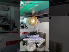 เครื่องพิมพ์หน้าจอโค้ง การพิมพ์โลโก้สําหรับถ้วยโลหะ