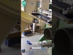 เครื่องพิมพ์หน้าจอโค้ง พิมพ์โลโก้ สําหรับถังพลาสติก (7)