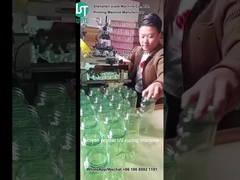 เครื่องพิมพ์หน้าจอโค้ง การพิมพ์โลโก้สําหรับแก้วกระป๋องแก้ว