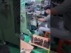 เครื่องพิมพ์หน้าจอโค้ง พิมพ์โลโก้สําหรับขวดพลาสติก (3)